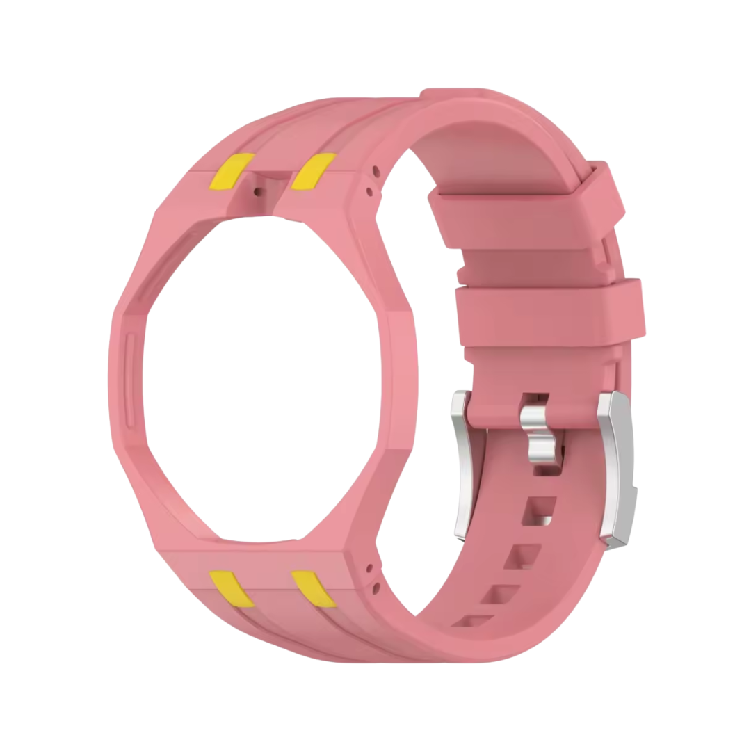 Watch Conversion Case & Silicone Strap Set for Swatch x AP Style Pocket Watch Modification