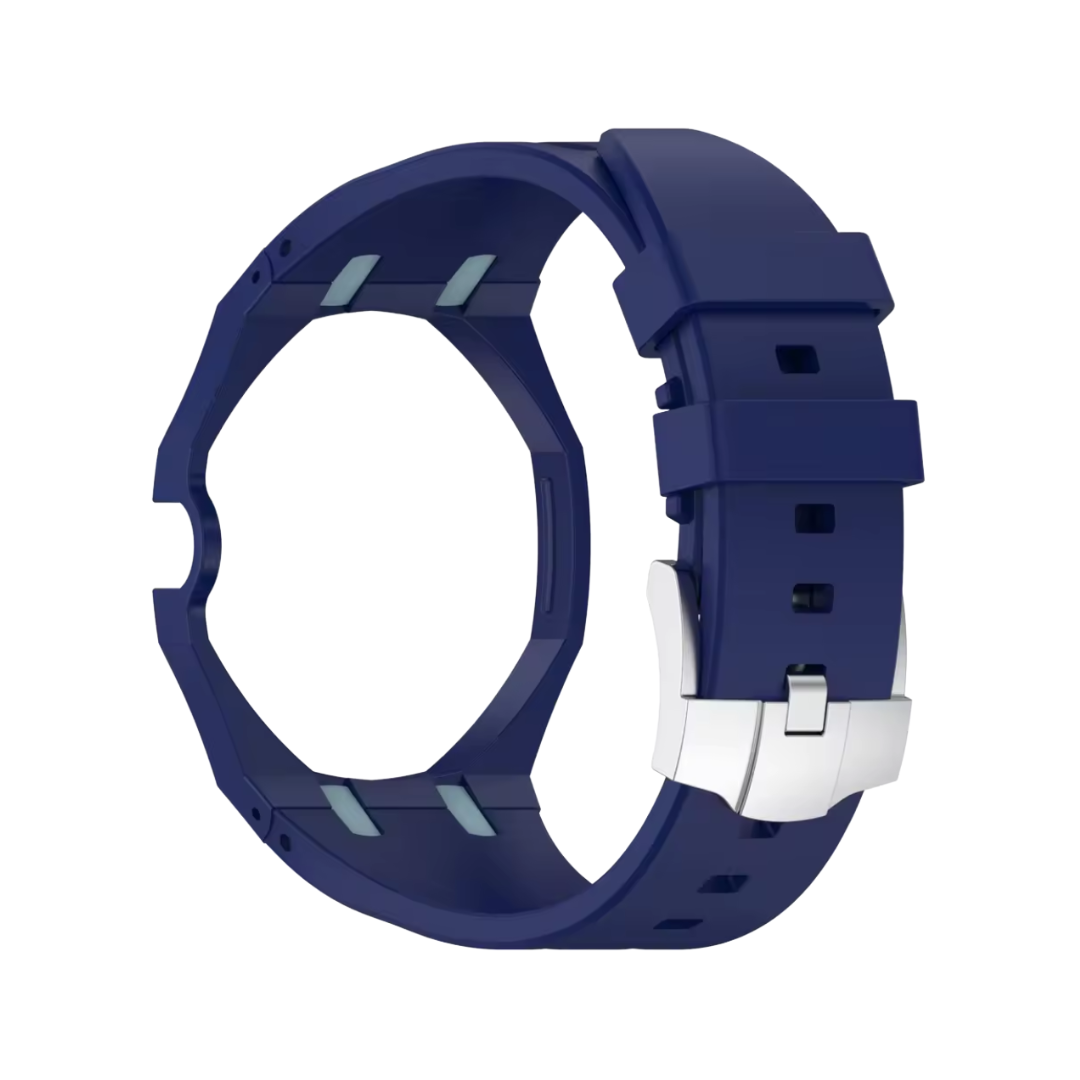 Watch Conversion Case & Silicone Strap Set for Swatch x AP Style Pocket Watch Modification