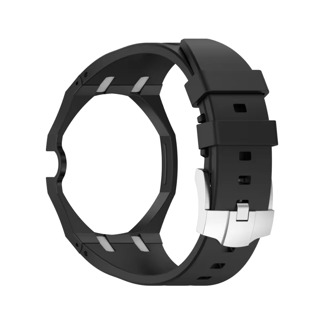 Watch Conversion Case &amp; Silicone Strap Set for Swatch x AP Style Pocket Watch Modification