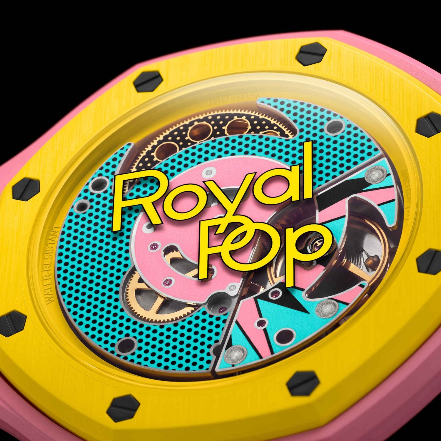 Swatch x Audemars Piguet Bioceramic Royal Pop Pocket Watch Pink