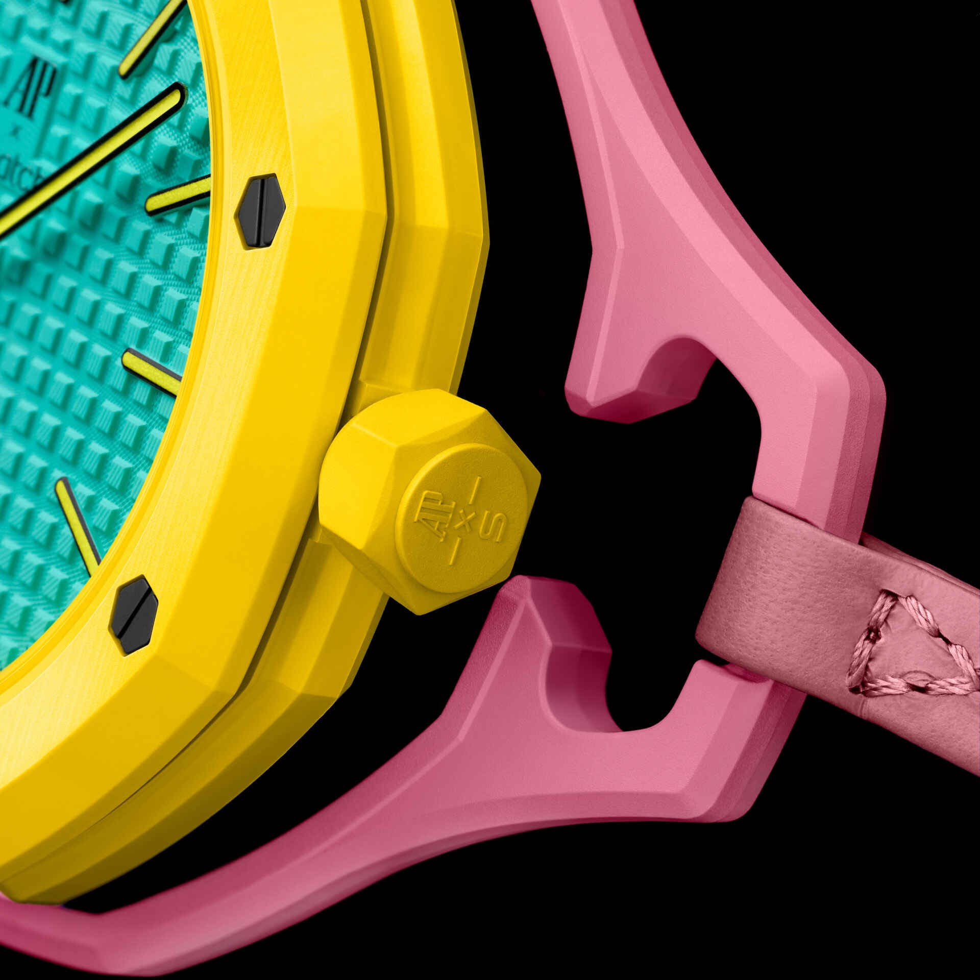 Swatch x Audemars Piguet Bioceramic Royal Pop Pocket Watch Pink