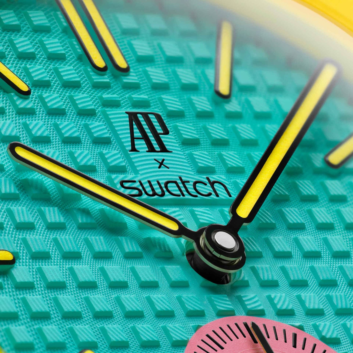 Swatch x Audemars Piguet Bioceramic Royal Pop Pocket Watch Pink