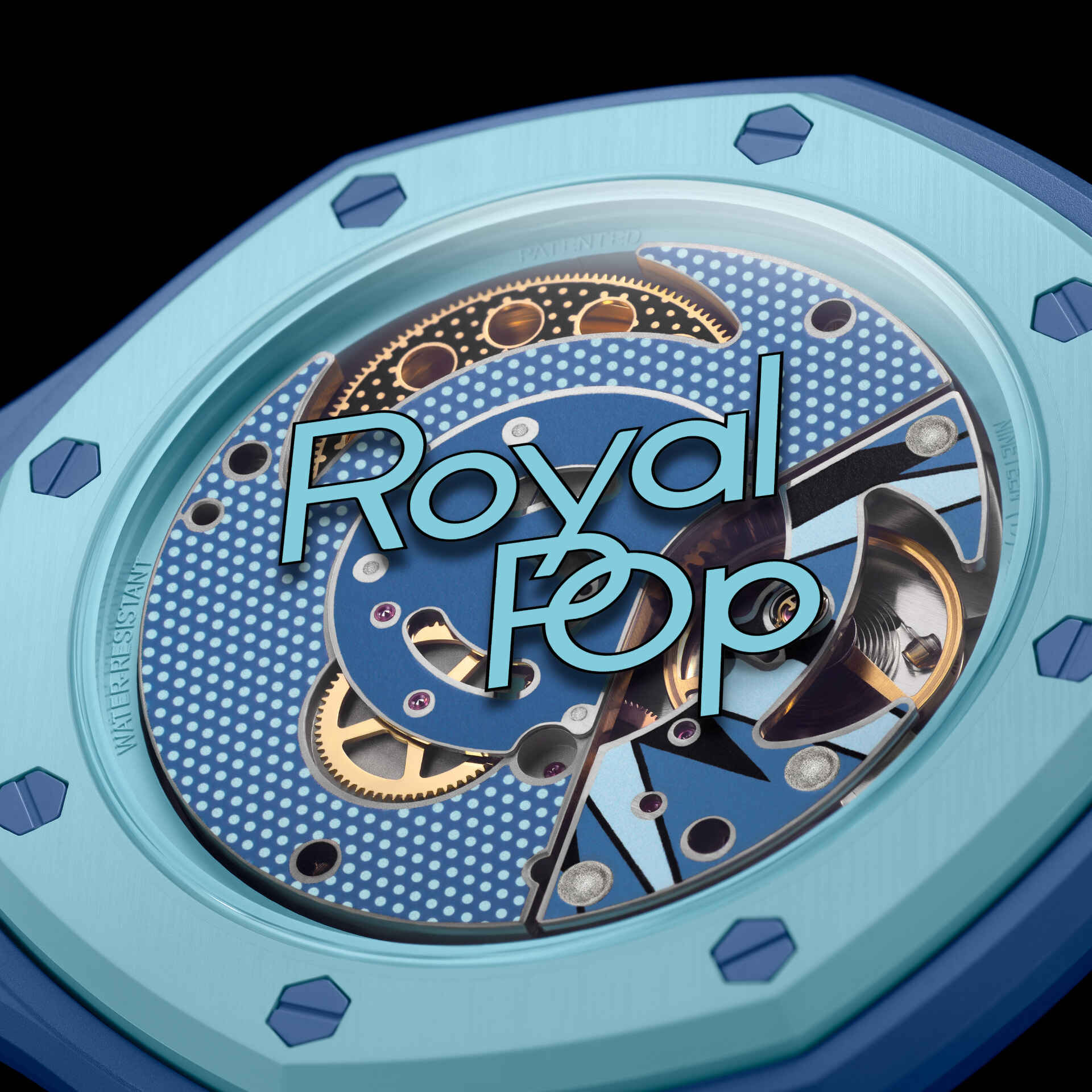 Swatch x Audemars Piguet Bioceramic Royal Pop Pocket Watch Blue