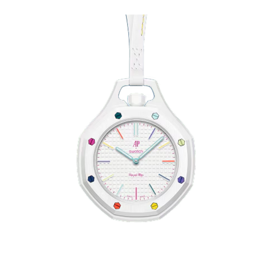 Swatch x Audemars Piguet Bioceramic Royal Pop Eight White